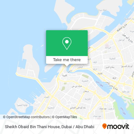 Sheikh Obaid Bin Thani House map