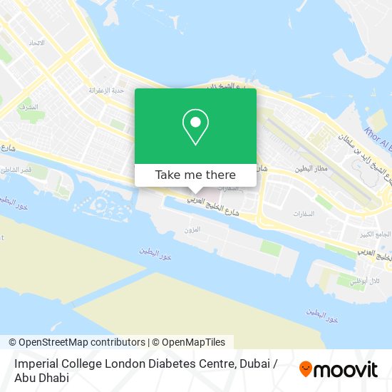 Imperial College London Diabetes Centre map