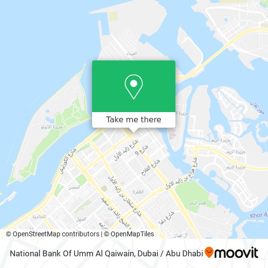 National Bank Of Umm Al Qaiwain map