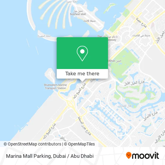 Marina Mall Parking map