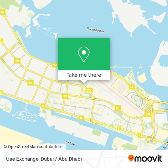 Uae Exchange map