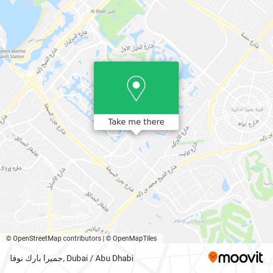 جميرا بارك نوفا map