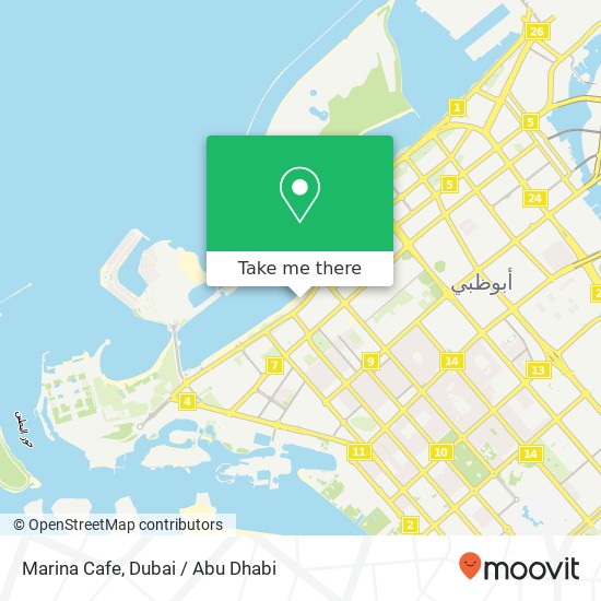 Marina Cafe map