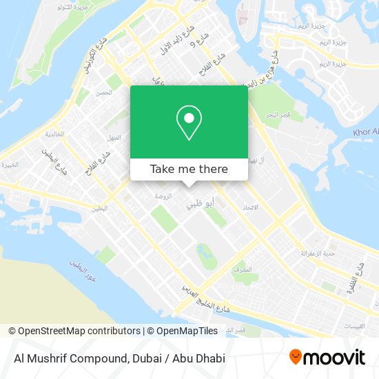 Al Mushrif Compound map