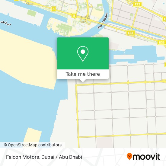 Falcon Motors map