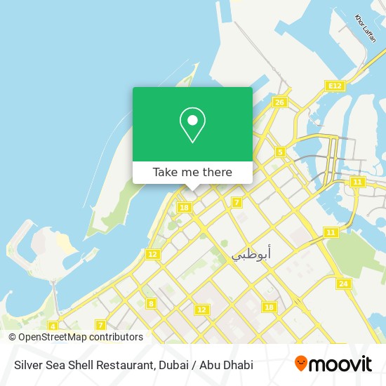 Silver Sea Shell Restaurant map