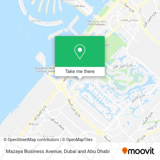 Mazaya Business Avenue map