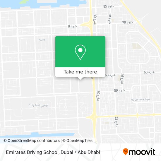 Emirates Driving School map