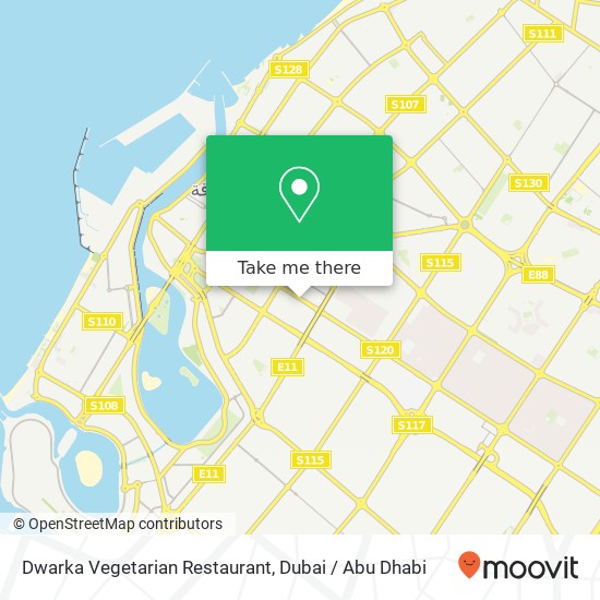 Dwarka Vegetarian Restaurant map