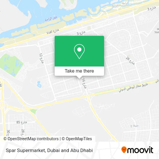 Spar Supermarket map