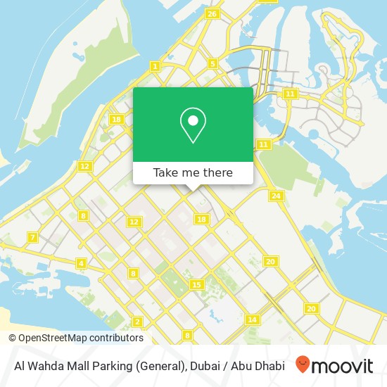 Al Wahda Mall Parking (General) map