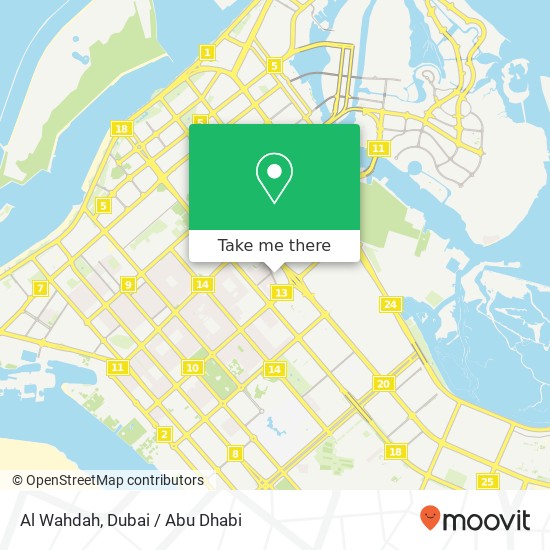 Al Wahdah map