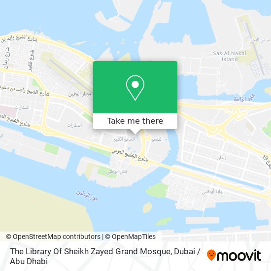 The Library Of Sheikh Zayed Grand Mosque map