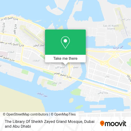 The Library Of Sheikh Zayed Grand Mosque map