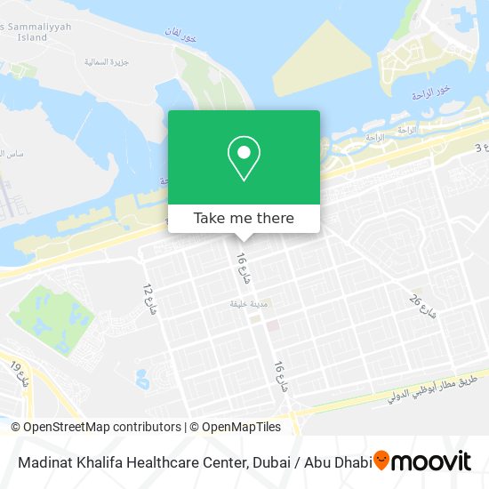 Madinat Khalifa Healthcare Center map