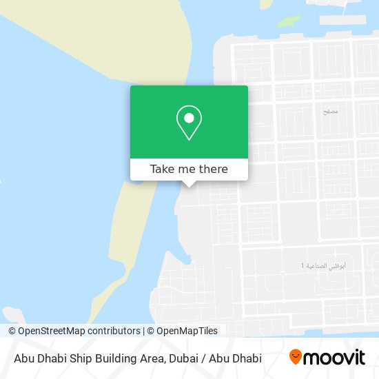 Abu Dhabi Ship Building Area map