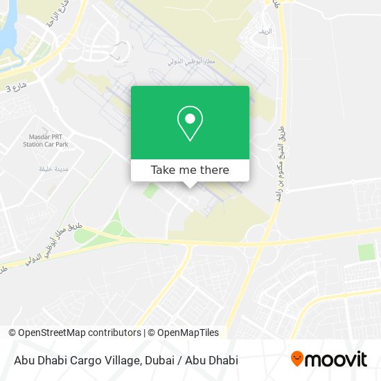Abu Dhabi Cargo Village map