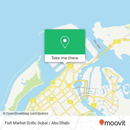 Fish Market Grills map