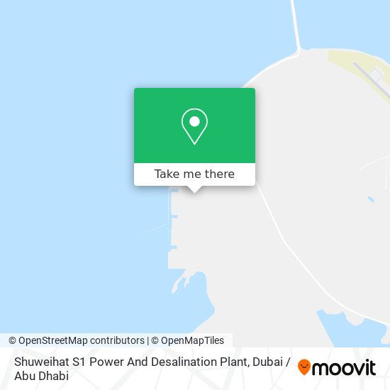 Shuweihat S1 Power And Desalination Plant map