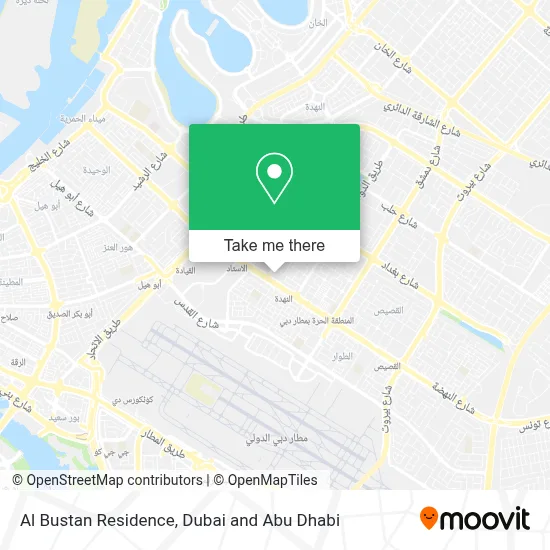 Al Bustan Residence map