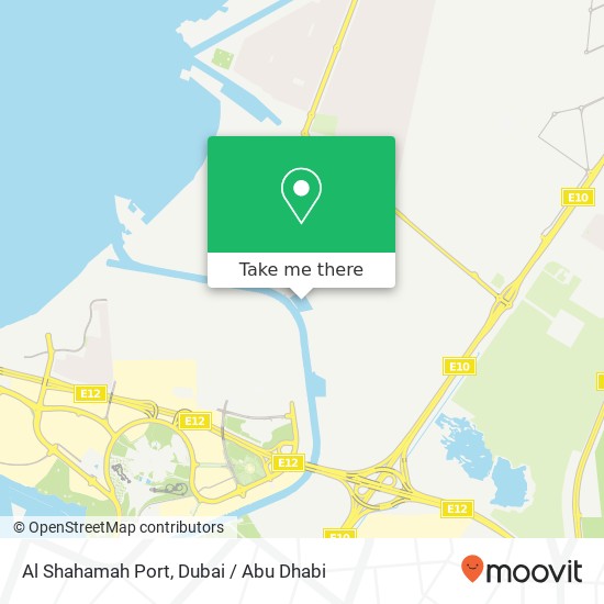 Al Shahamah Port map