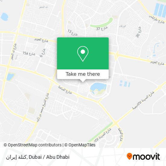 كتلة إيران map