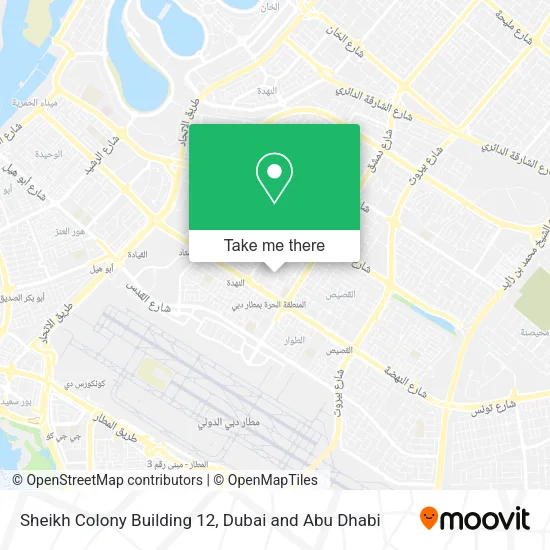 Sheikh Colony Building 12 map