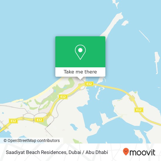 Saadiyat Beach Residences map