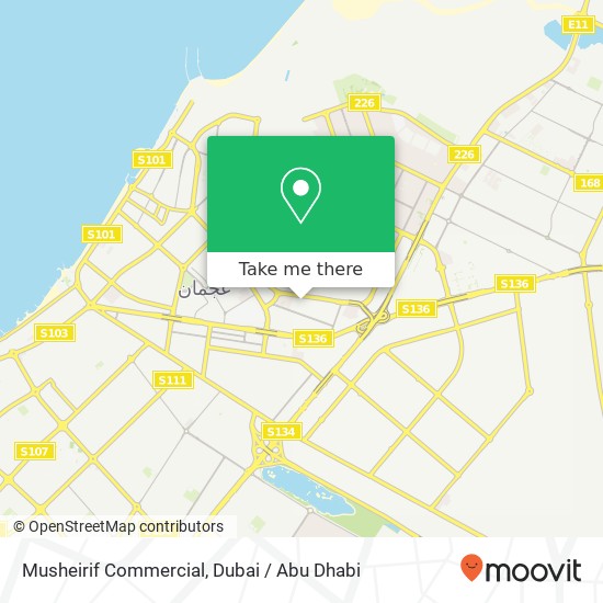 Musheirif Commercial map