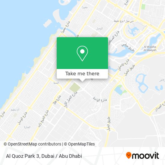 Al Quoz Park 3 map