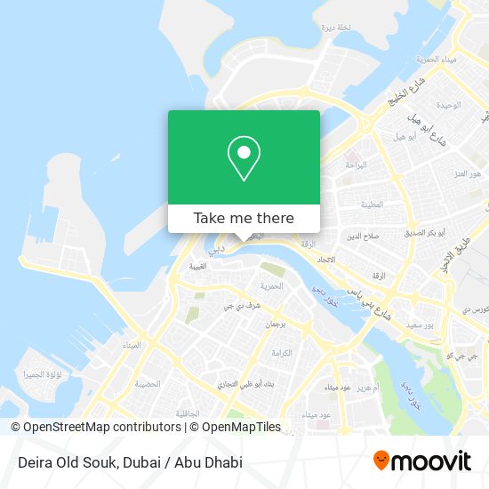 Deira Old Souk map