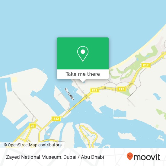 Zayed National Museum map