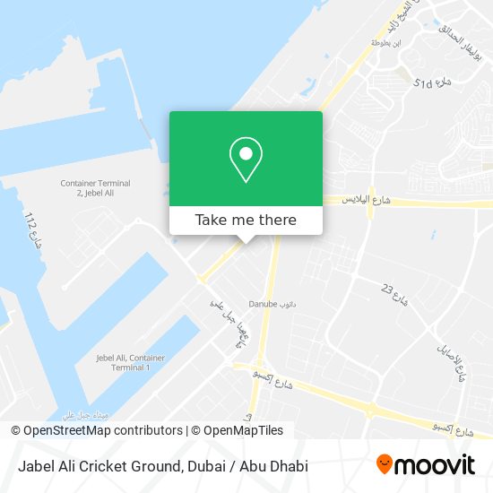 Jabel Ali Cricket Ground map