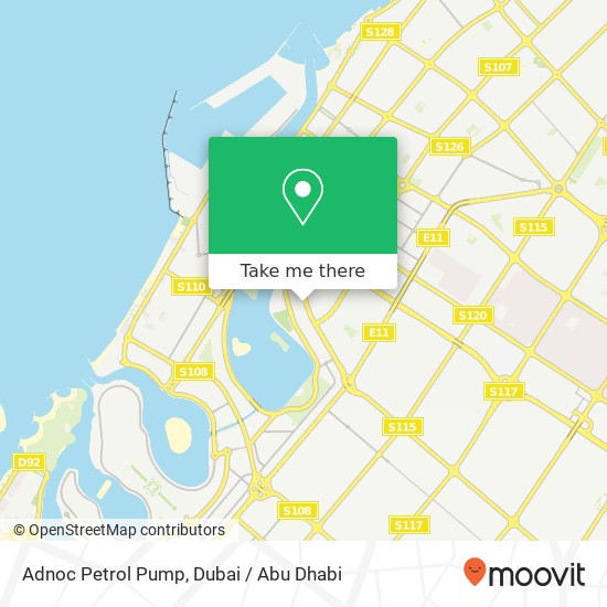 Adnoc Petrol Pump map
