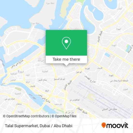 Talal Supermarket map