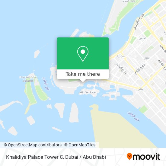 Khalidiya Palace Tower C map