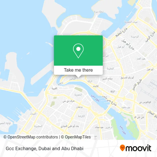 Gcc Exchange map