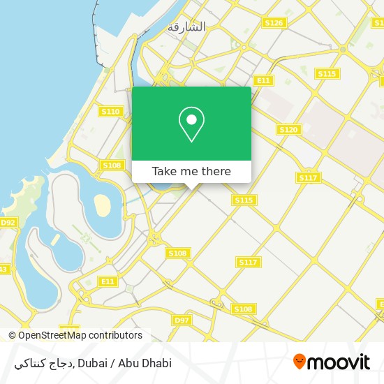 دجاج كنتاكي map