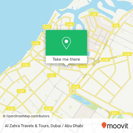 Al Zahra Travels & Tours map
