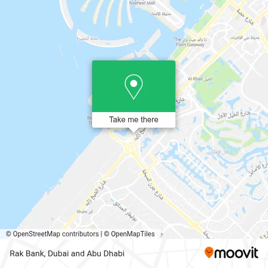 Rak Bank map