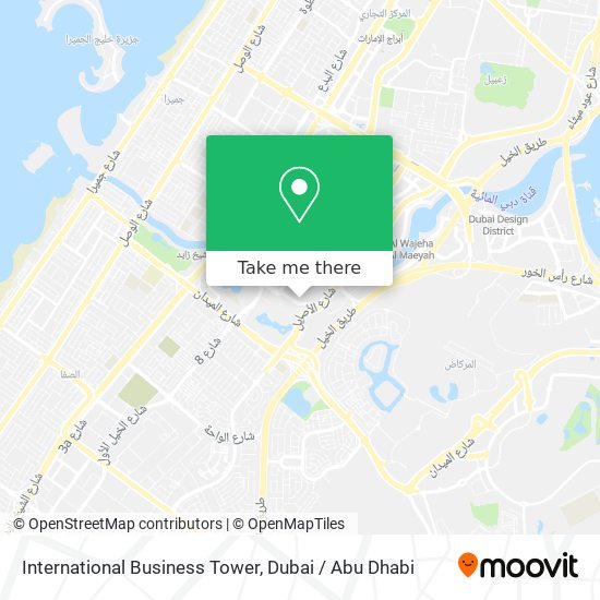 International Business Tower map