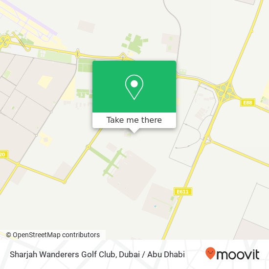 Sharjah Wanderers Golf Club map