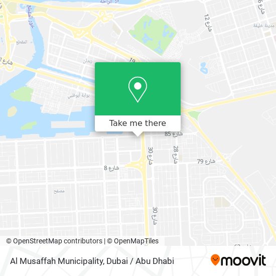 Al Musaffah Municipality map