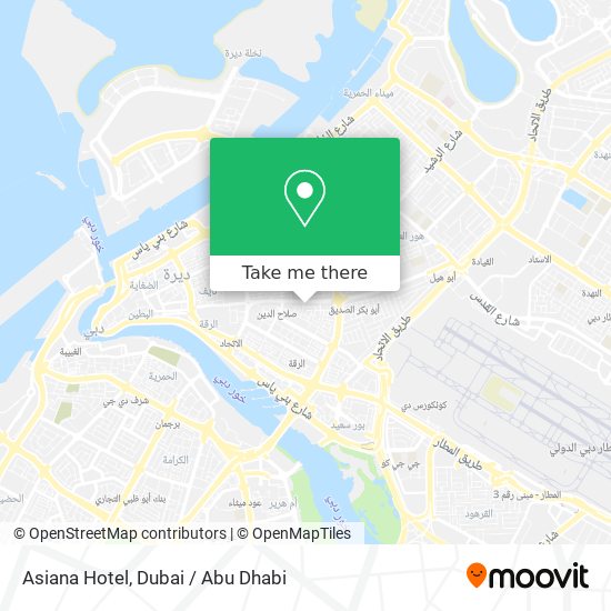 Asiana Hotel map