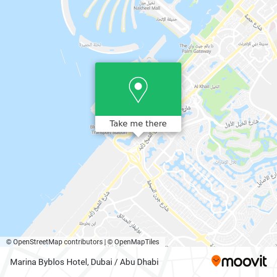 Marina Byblos Hotel map