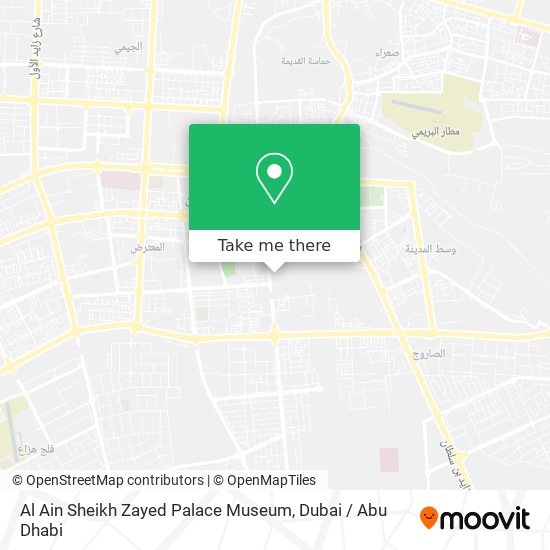 Al Ain Sheikh Zayed Palace Museum map