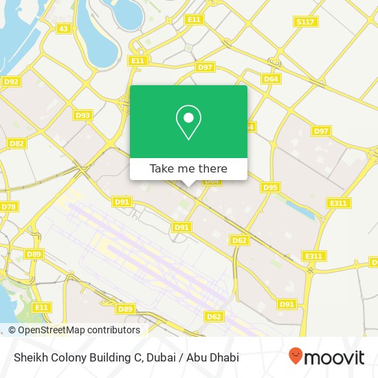 Sheikh Colony Building C map