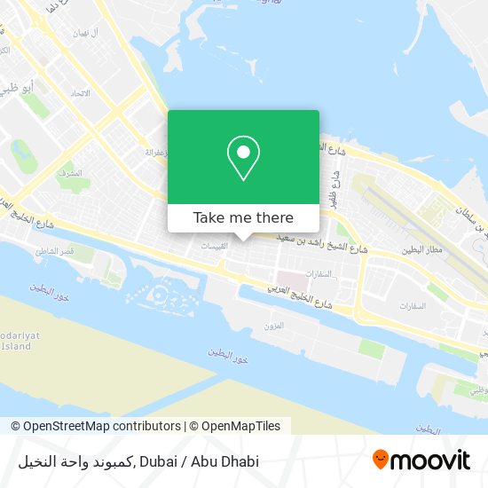 كمبوند واحة النخيل map