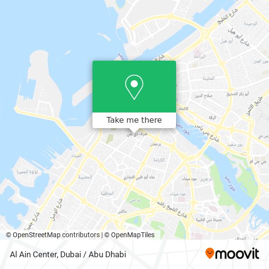 Al Ain Center map