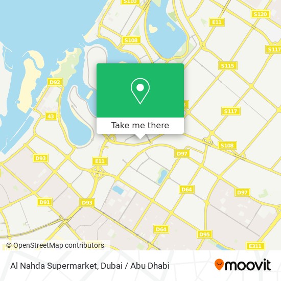 Al Nahda Supermarket map